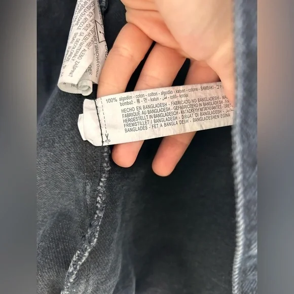 Zara Oversized Denim Jacket, size M - Picture 8 of 9